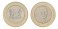 Kenya 1-40 Shillings 5 Pieces Coin Set, 2003-2010, KM #33-37.2, Mint