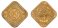 Netherlands Antilles 50 Cent Coin, 1991, KM #36, Mint, Orange Blossom, Geometric Designed