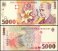Romania 5,000 Lei Banknote, 1998, P-107b, UNC