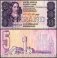 South Africa 5 Rand Banknote, 1978-1994 ND, P-119e, Used