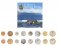 St. Helena & Ascension Islands Collection: 1 Penny - 2 Pounds 8 Pieces Coin Set, 2003, KM #12a-27, Mint, Album