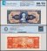 Brazil 1 Cruzeiro Novo on 1,000 Cruzeiros Banknote, 1967 ND, P-187b, UNC, TAP 60-70 Authenticated