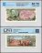 Costa Rica 5 Colones Banknote, 1990, P-236e.1, UNC, Series D, TAP 60-70 Authenticated