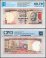 India 1,000 Rupees Banknote, 2009, P-100m, UNC, No Plate Letter, TAP 60-70 Authenticated