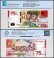 Indonesia 75,000 Rupiah Banknote, 2020, P-161, UNC, Radar Serial #DAT055550, Commemorative, TAP Authenticated