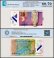 North Macedonia 10 Denari Banknote, 2018, P-25, UNC, Polymer, Repeating Serial #, TAP 60-70 Authenticated