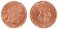 Uganda 1 Shilling 4g Copper Plated Coin, 1987, KM # 27, Mint, Animals, Plants