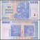 Zimbabwe 10 Million Dollars Banknote, 2008, P-78, UNC