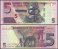 Zimbabwe 5 Dollars Banknote, 2016, P-100a.2, UNC