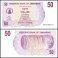 Zimbabwe 50 Dollars Bearer Cheque, 2006, P-41, UNC