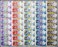 France States of Matter 40 PCS Uncut Sheet,Test Note,Earth,Water,Air,Fire,Aether