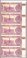 Iraq 10,000 Dinars Banknote, 2002 (AH1423), P-89, UNC, 5 Pieces Uncut Sheet