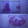 Zimbabwe 10 Dollars Banknote, 2009, P-94, UNC, 50 & 100 Trillion Series