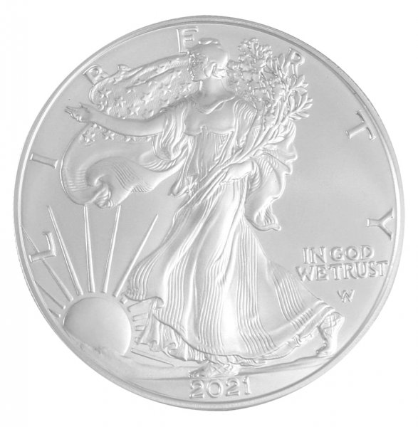 2021 United States of America - USA 1 oz Silver American Eagle BU