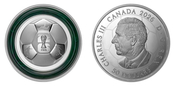 5 oz 2026 FIFA World Cup: The Trophy Silver Coin - Royal Canadian Mint