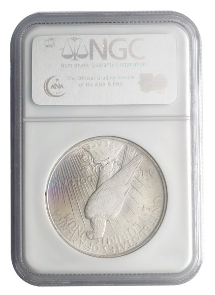 1 Liberty Dollar 1921-1964 NGC MS-64 .900 Silver Coin - United