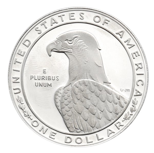 1 Olympic Games In Los Angeles Dollar 1983 Proof w/ Toning .900