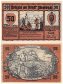 Medebach 50 Pfennig - 1 Mark 3 Pieces Notgeld Set, 1921, Mehl #875, UNC