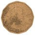Fiji 3 Pence 6.2 g Nickel Brass Coin, 1958, KM #22, F - Fine