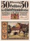 Orlamuende Thueringen 50 Pfennig 6 Pieces Notgeld Set, 1921, Mehl #1025.a, UNC