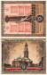 Hamburg 50 Pfennig - 1 Mark 3 Pieces Notgeld Set, 1921, Mehl # 539.2j, UNC