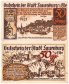 Lauenburg 25 - 50 Pfennig 2 Pieces Notgeld Set, Mehl #774.2, UNC