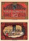 Poessneck 25-75 Pfennig 3 Pieces Notgeld Set, Mehl #1066.1, UNC