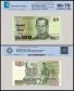 Thailand 20 Baht Banknote, 2003 ND, P-109a.6, UNC, TAP 60-70 Authenticated