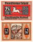 Braunschweig 10-75 Pfennig 4 Pieces Notgeld Set, 1921, Mehl #155.4, UNC