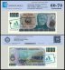 Argentina 1 Austral on 1,000 Pesos Argentinos Banknote, 1985 ND, P-320, UNC, Series D, TAP 60-70 Authenticated