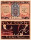 Nordhausen 25 - 75 Pfennig 6 Pieces Notgeld Set, 1921, Mehl #987, UNC