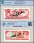 Costa Rica 1,000 Colones Banknote, 1997, P-264s, UNC, Specimen, TAP Authenticated