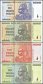 Zimbabwe 1 - 100 Trillion Series Dollars 27 Pieces Full Banknote Set, 2007 - 2008, P-65-91, UNC