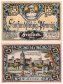 Friesack 25-75 Pfennig 9 Pieces Notgeld Set, 1921, Mehl #396, UNC