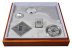 American University of Beirut 150th Anniversary 5-10 Livres 5 Pieces Silver Coin Boxed Set, 2016, N #115858-115869, Mint, Commemorative, w/ COA