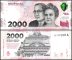 Argentina 2,000 Pesos Banknote, 2023 ND, P-367, UNC, Commemorative