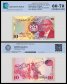 Lesotho 10 Maloti Banknote, 1990, P-11, UNC, TAP 60-70 Authenticated