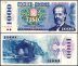 Czechoslovakia 1,000 Korun Banknote, 1985, P-98a, UNC, Prefix C