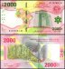 Central African States 2,000 Francs Banknote, 2020, P-702, UNC