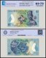 Brunei 1 Ringgit Banknote, 2013, P-35b, UNC, Polymer, TAP 60-70 Authenticated