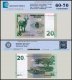 Congo Democratic Republic 20 Centimes Banknote, 1997, P-83, UNC, TAP 60-70 Authenticated