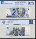 Brazil 2 Reais Banknote, 2001, P-249h, UNC, TAP 60-70 Authenticated