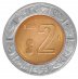 Mexico 2 Pesos Coin, 2009, KM #604, Mint