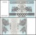 Georgia 100,000 Laris Banknote, 1994, P-48A, UNC