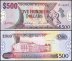 Guyana 500 Dollars Banknote, 2000 ND, P-34b, UNC