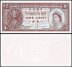 Hong Kong 1 Cent Banknote, 1961, P-325a, UNC, Queen Elizabeth II, Government of Hong Kong