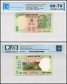 India 5 Rupees Banknote, 2002-2008 ND, P-88Ae, UNC, Plate Letter L, TAP 60-70 Authenticated