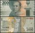 Indonesia 2,000 Rupiah Banknote, 2018, P-155c.2, UNC