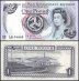 Isle of Man 1 Pound Banknote, 1983, P-40c, UNC, Queen Elizabeth II - QEII