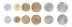 Israel 1 Agora - 1 Lira 6 Pieces Coin Set, 1971, KM # 24-47, Mint, Booklet